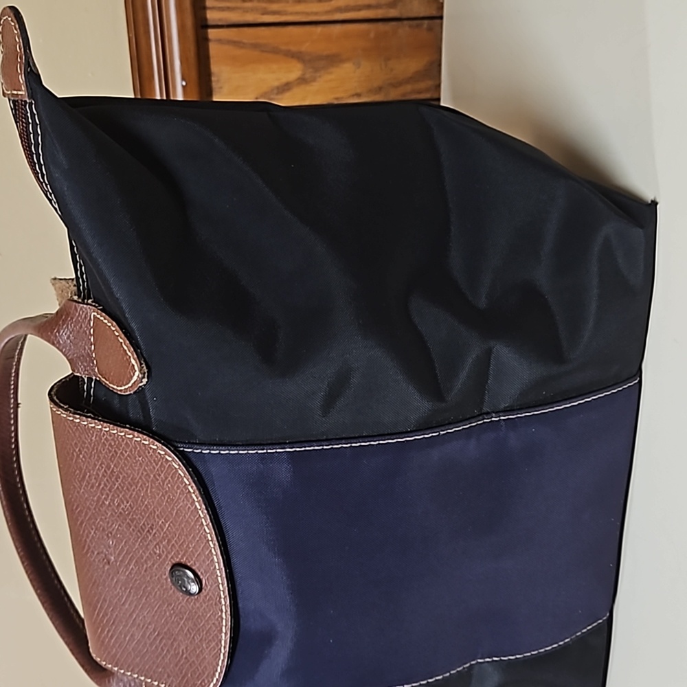 Longchamp Purple and Black Tote Bag - Picture 7 of 17